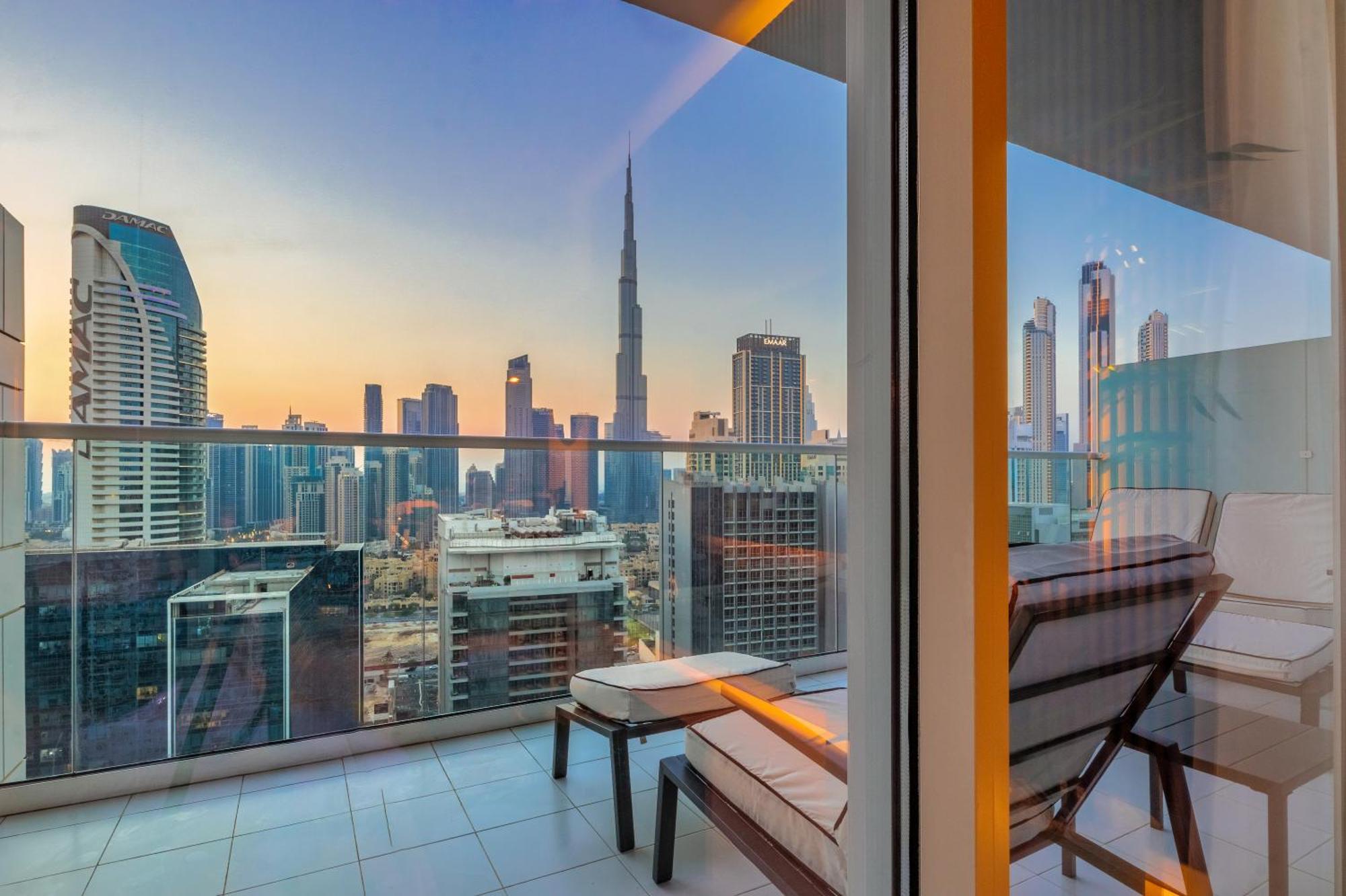 Luxury Top Floor Apt With Full Burj Khalifa View Apartment Dubai Exterior photo