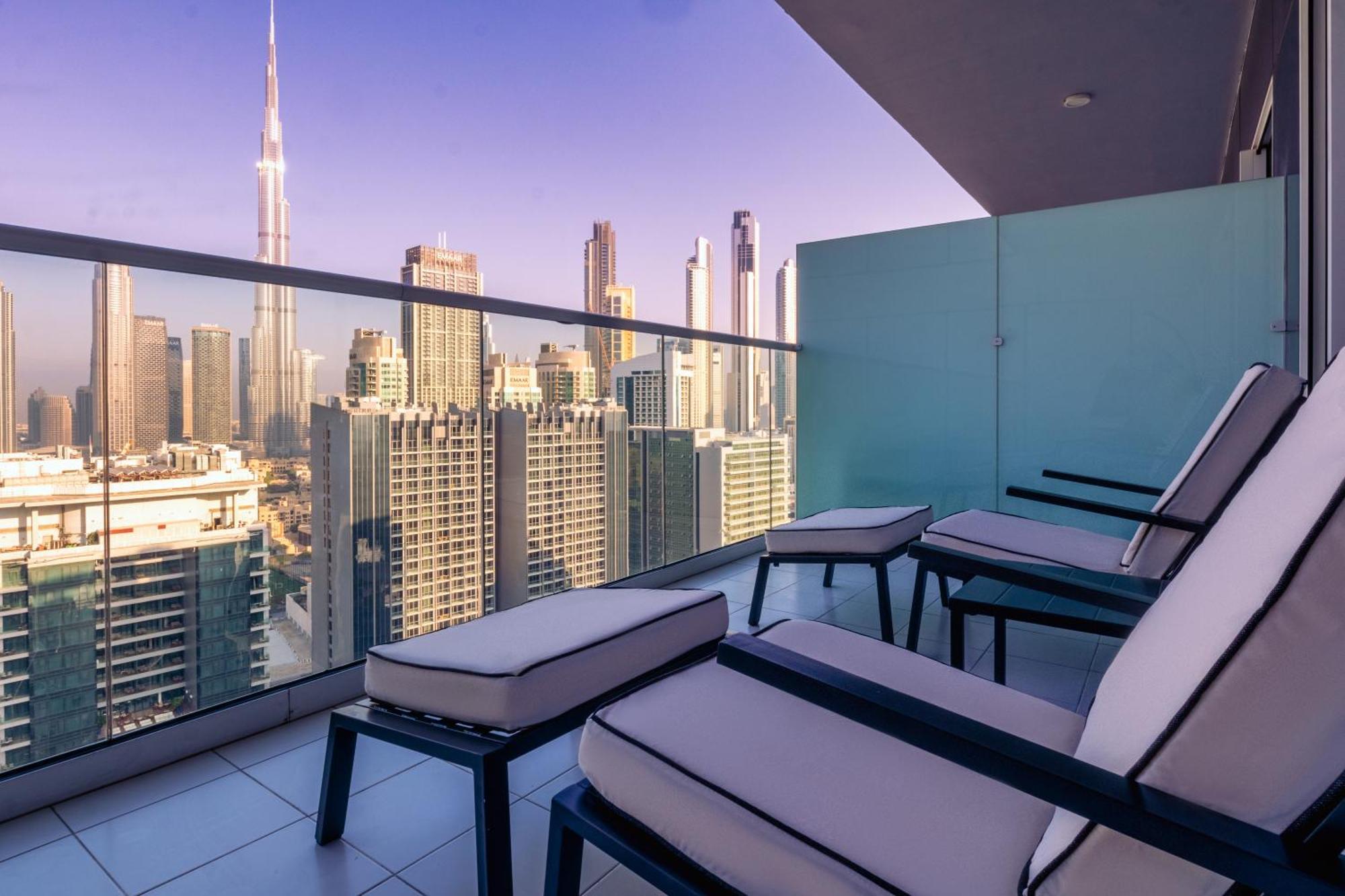 Luxury Top Floor Apt With Full Burj Khalifa View Apartment Dubai Exterior photo