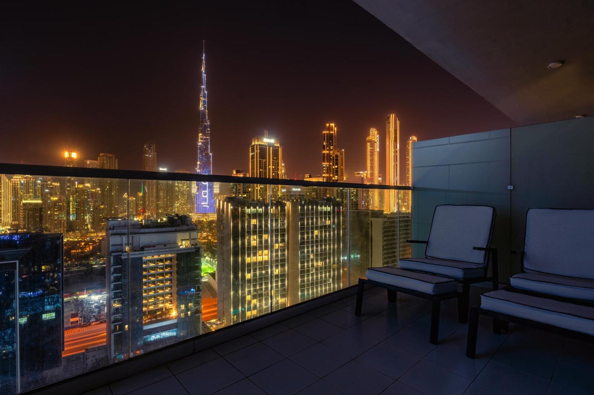 Luxury Top Floor Apt With Full Burj Khalifa View Apartment Dubai Exterior photo